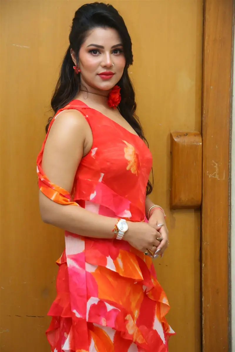 Telugu Actress Preety Kongana at Varadaraju Govindam Movie Launch